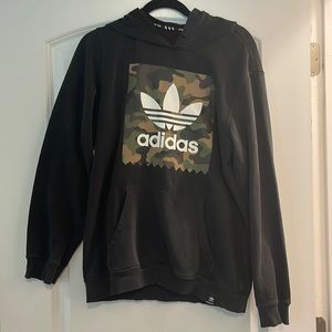 Adidas medium camouflage logo hoodie sweatshirt